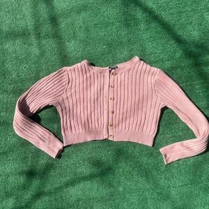 Wild-fable Women's Pink and Brown Jumper
